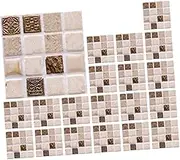 BUTIFULSIC 20pcs Mosaic Wall Sticker for Home Stickers Tile Ornament Tile Decorative Sticker DIY Kitchen Wall Sticker Decorative Sticker for Tile Bathroom Tile Decals