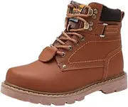 [nichangyuyi] Outdoor large men's or women's boots british snow boots warm high helper boots autumn and winter cotton boots, Light Brown (B), 8.5