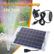 10W 320L/H Solar Power Fountain Submersible Water Pump Kit Bird Bath Pond Pool