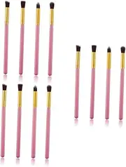 NOLITOY 12 Pcs Eye Make-up Brush Kit Makeup Pencil Eyeliner Blending Crease Kit Foundation Makeup Brush Highlighter Makeup Brush Synthetic Hairs Brushes Eyeshadow Stick Eye Cosmetic