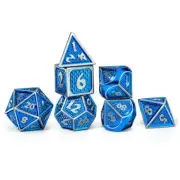 7-Set Behemoth Solid Metal: Brushed Blue with Silver