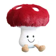 Catzon Mushroom Plush Stuffed Animal Pillow Home Decor Kids Gift