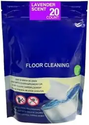 P-A-C-S For ViledaO-Ceda Hard Floor Cleaner, Lavender Scent 20 Count (1-Pack) | Made with Naturally-Derived Ingredients | Safe to Use on All Hard Floors | Perfect for Mop Buckets (Lavender)