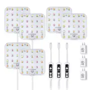 Grow Light, 3-Pack 15W Full Spectrum Grow Lights for Indoor 3-pack Warm White