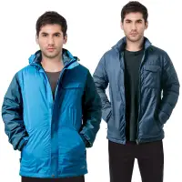 在飛比找蝦皮購物優惠-【PolarStar】男 防水兩件式羽絨外套『寶藍』P212