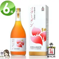 在飛比找蝦皮商城優惠-森下仁丹 頂級膠原飲(700ML)x6瓶組 日本進口 雙重水