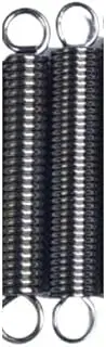 2pcs 0.8mm*7mm*400mm Extension Spring Pulling Tension Springs 304 Stainless Steel Hook Elastic Ring Extended Resiliency Coil