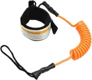 5Ft Surf Leash Safety Hand Rope for Stand up Paddle Board Surfboard Coiled AU...