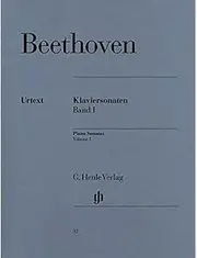 G. Henle Verlag Beethoven Piano Sonatas Volume 1 Book, Multicolor