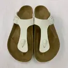 Birkenstock New w/ Box Gizeh Papillio Platform White Birko-Flor Reg Select Size