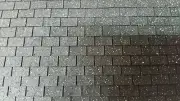 Black salt and pepper squarebutt asphalt shingles 1:12 scale