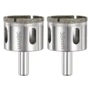 2pcs Diamond Drill Bit Hole Saw 1-1/2"(38mm) Tile Core Cutting Drilling Tool