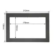 Universal 2 Din Stereo Car Audio Frame 7 Inch Auto Radio Android Player Panel Retrofitting Framework Installation Accessories 178x102 212x138