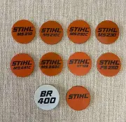 Stihl Model Plates MS 210, MS 230, MS 250C, FS 250, BR 400, HT 103 OEM