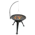 Willkon Iron & Stainless Steel Charcoal Grill BBQ Fire Pit - 80cm