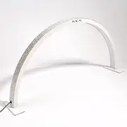 KADS Half Moon Nail Desk Lamp, Half Moon Light for Nail Desk, Lash Light for Eyelash Extensions with 3 Color Temperature 3000k-6500k for Manicure, Lash, Tattoo, Skincare (Large, White)