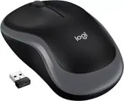 Logitech M185 Wireless Computer Mouse Black and Gray Brand New 910-002225