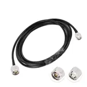 RTK Survey GPS Base Antenna Radio Extension Cable RP-N Male to RP-TNC Male RG...