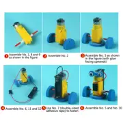 1Set Kids Electric DIY Assembled Model Ming Crawling Robot Kit Mini Science Toy