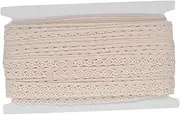 1Roll Cotton Lace Trims Wide Yards for DIY Sewing Craft Projects Tablecloths Curtains Beautiful Embellishments for Home Apparel and
