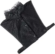 [OATIPHO] False Collar Crossbody Bags for Women Blouse for Women Scarves Sweater Shawls for Women Dress Shirts Women High Collar Blouses for Women Blouse Black Chiffon