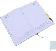 CLISPEED Daily Planner Soft Cover Notebook for Work Personal Use Elegant Journal with Smooth Writing Experience Portable Planner for Appointments Tasks
