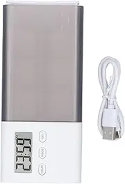 Digital Box with Alarm, Box, 5 Sets Alarm Vibration Beep Alert USB Rechargeable Electronic Medication Organizer for Vitamin, Fish Oil, Supplements