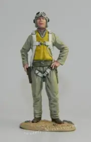 #13039 USMC Pilot Major Gregory "Pappy" Boyington, 1943 - W. Britain's Miniature