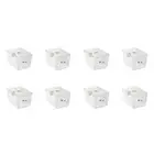 8x Boxsweden Crystal Tidy Box Container Storage Organiser w/ Lid 5.6L/26cm Clear