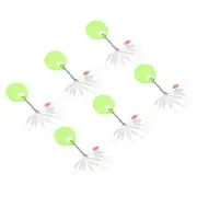 270Pcs Fishing Bobber Bead Stopper 9 in 1 Float Sinker Cylinder S, Transparent
