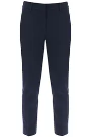 WEEKEND MAX MARA stretch cotton cigarette pants