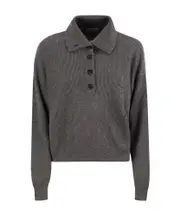 Brunello Cucinelli Lurex Detailed Jumper S,XS,M Black
