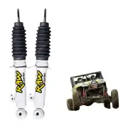 2 x Front 50mm RAW 4x4 Nitro Shock Absorbers for Toyota Hilux Vigo GGN KUN 25 26