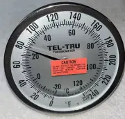 Tel-Tru Aa575r-0214 Analog Dial Thermometer,Stem 2-1/2" L