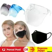 Blocc Anti-Fogging Face Shields Glasses Frame Clear Faceshields Protective Masks