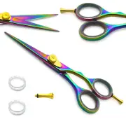 Multi Hairdressing Scissor 6 Inch New Barber Hair Cutting Beard Styling Scissors
