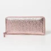 Perche(ペルケ) Perke 08-06-04062 Leather Mesh Jabara Card Long Wallet