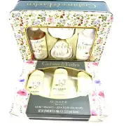 Crabtree & Evelyn SUMMER HILL 4pc Set Lotion Shower Gel Soaps 3X Hand Therapy