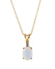 Tiramisu 10K 1.26 ct. tw. Gemstone Necklace