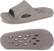 [ktprniy] Quick-Drying Shower Slippers with Drainage Holes for Men and Women - Slip-Resistant, Lightweight, and Soft - Ideal for Fitness, Home, and Dorm Showers
