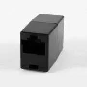 O-NewBee RJ45 Cat5e Joiner Coupler Connector For Ethernet LAN Network DSL Black