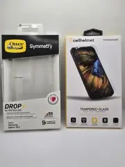 ✨ OtterBox Symmetry Case + Cellhelmet Screen Protector for Samsung Galaxy S22