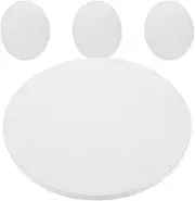 HOMOBABE 4pcs Round Cake Boards Cake Drums with Smooth Edges Strong and for Weddings Birthdays and Anniversaries