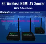 Resolution 1920x 1080p New 5G Wireless HDMI Extender 50m AV Sender + 2Receivers
