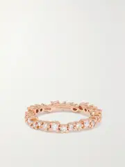 [Suzanne Kalan] Suzanne Kalan - Eternity 18-karat Rose Gold Diamond Ring - 7 7 Gold