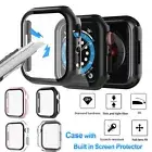 For Apple Watch Series 7 Case Cover Tempered Glass Screen Protector 41mm / 45mm