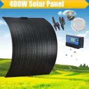 400W 12V 400 Watt Flexible Solar Panel Kit Home Battery Charging 30A Controller