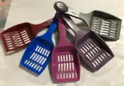 2x Cat Litter Scooper Plastic Sifter Clump Cleaner Shovels