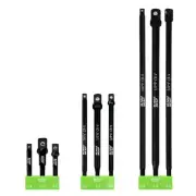 SUNHZMCKP 9-Piece Impact Grade Power Drill Sockets Adapter Sets, 3", 6", and ...