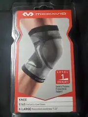 McDavid Level 1 Knee Sleeve 4-Way Seamless Elastic - MD5140 X-Large